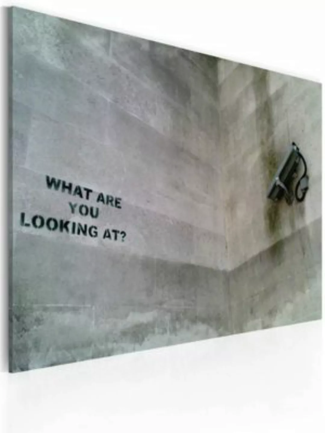 artgeist Wandbild Was guckst du? (Banksy) mehrfarbig Gr. 60 x 40 günstig online kaufen