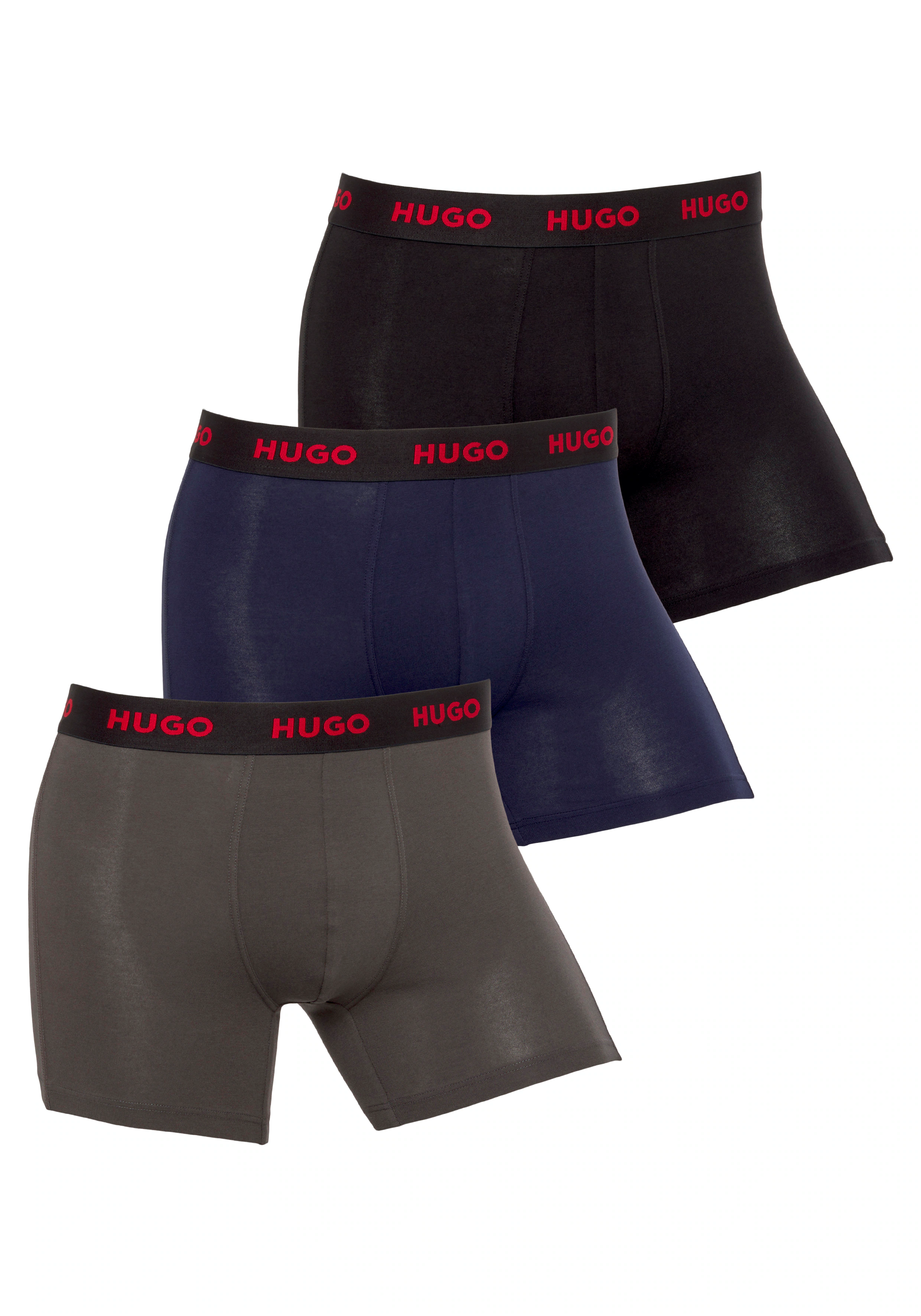 HUGO Underwear Boxer "BOXERBR TRIPLET PACK", (Packung, 3 St., 3er Pack) günstig online kaufen