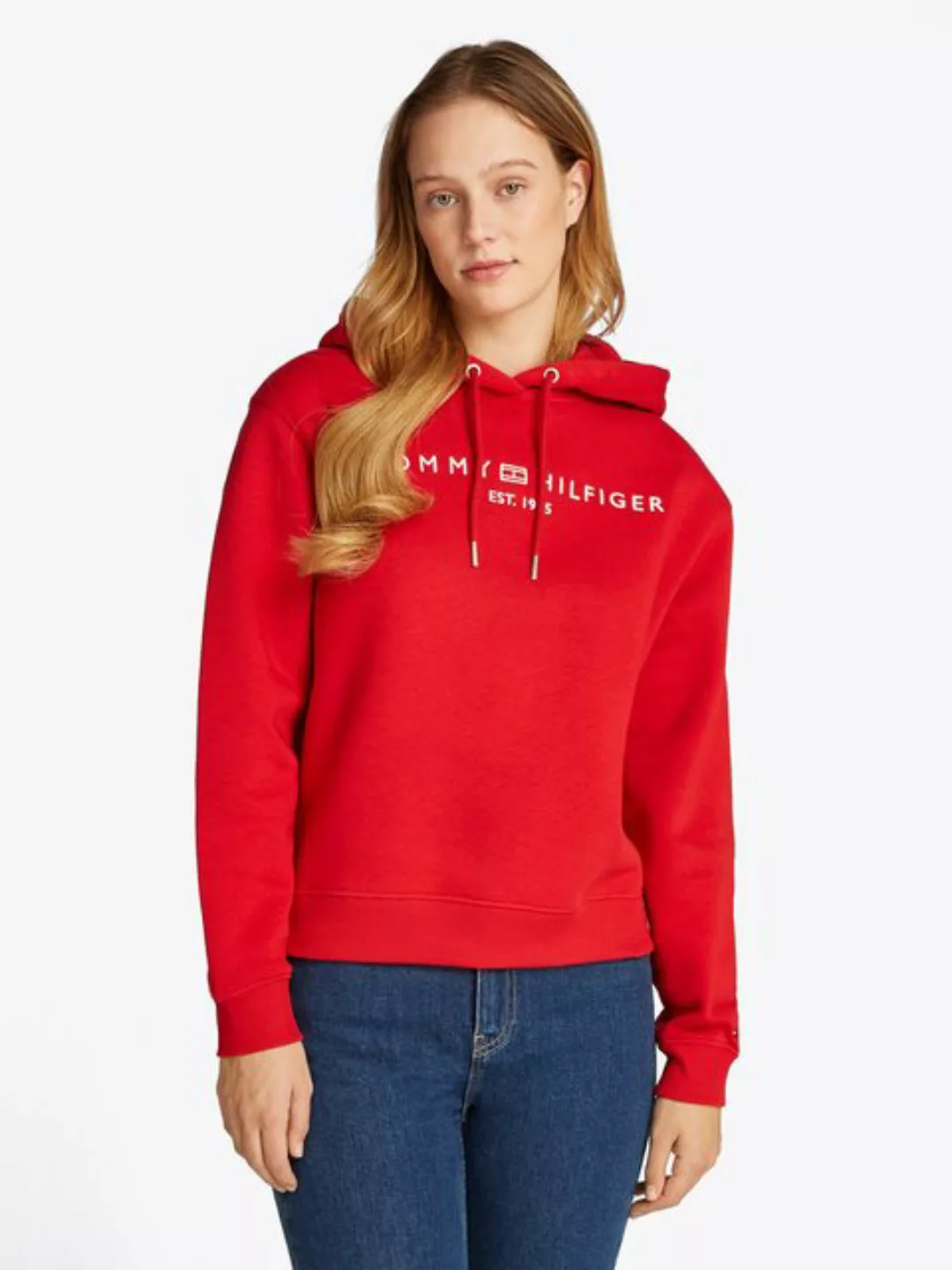 Tommy Hilfiger Kapuzensweatshirt MDRN REG CORP LOGO HOODIE mit gesticktem L günstig online kaufen