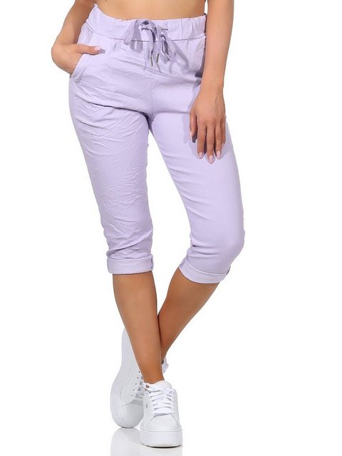 Aurela Damenmode 7/8-Hose Damen Sommerhose Capri Jeans Kurze Hose Stretch-B günstig online kaufen