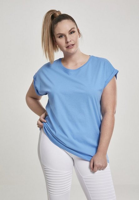 URBAN CLASSICS Kurzarmshirt "Urban Classics Damen Ladies Extended Shoulder günstig online kaufen