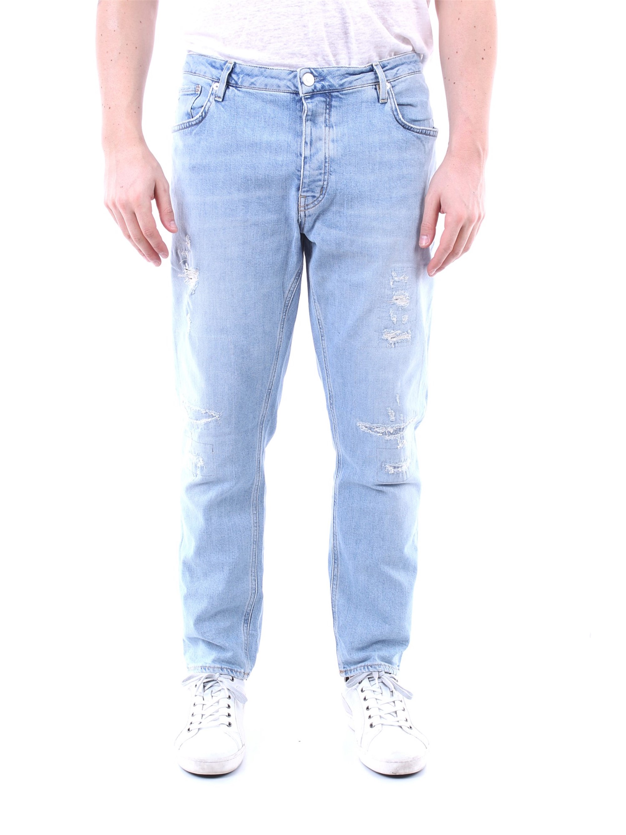 HAIKURE verkürzte Herren Leichte Jeans günstig online kaufen