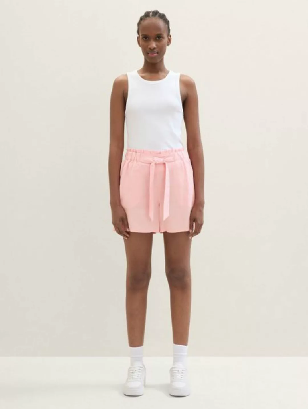 TOM TAILOR Denim Bermudas Paperbag-Shorts mit TENCEL(TM) Lyocell günstig online kaufen