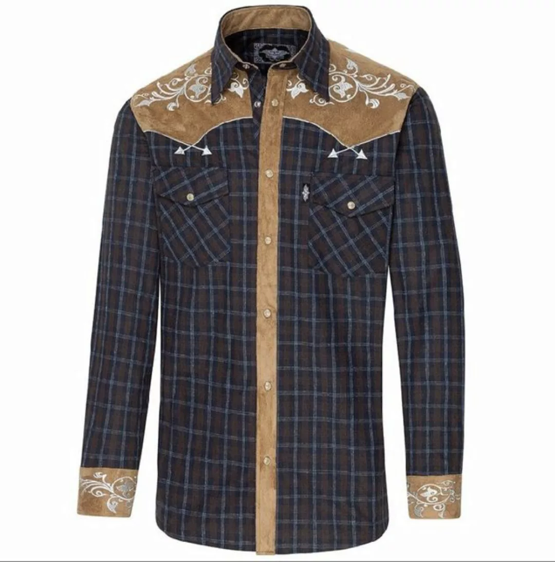 Stars & Stripes Langarmhemd Westernhemd Roy günstig online kaufen