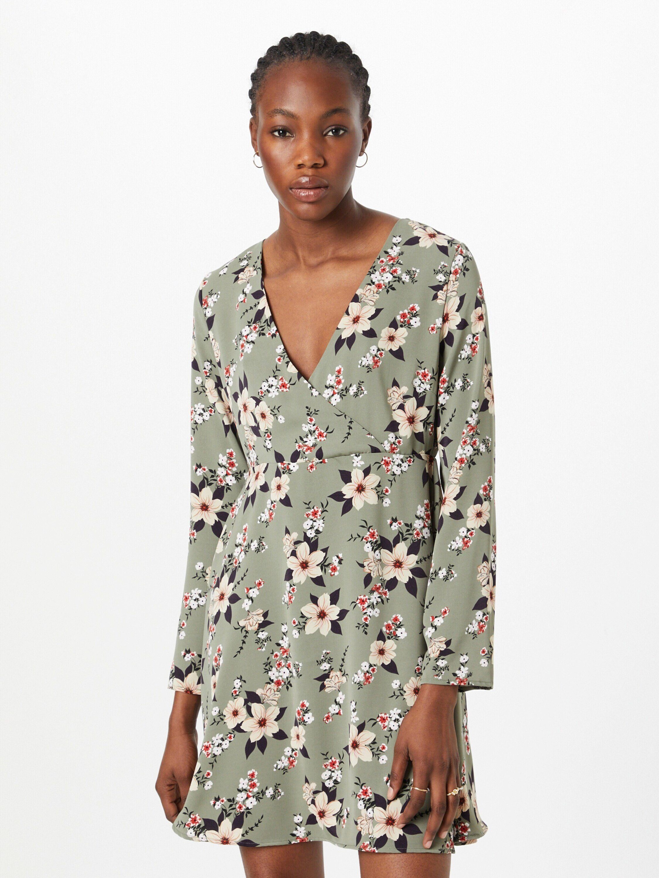 Vila Sommerkleid BLUME (1-tlg) Wickel-Design günstig online kaufen