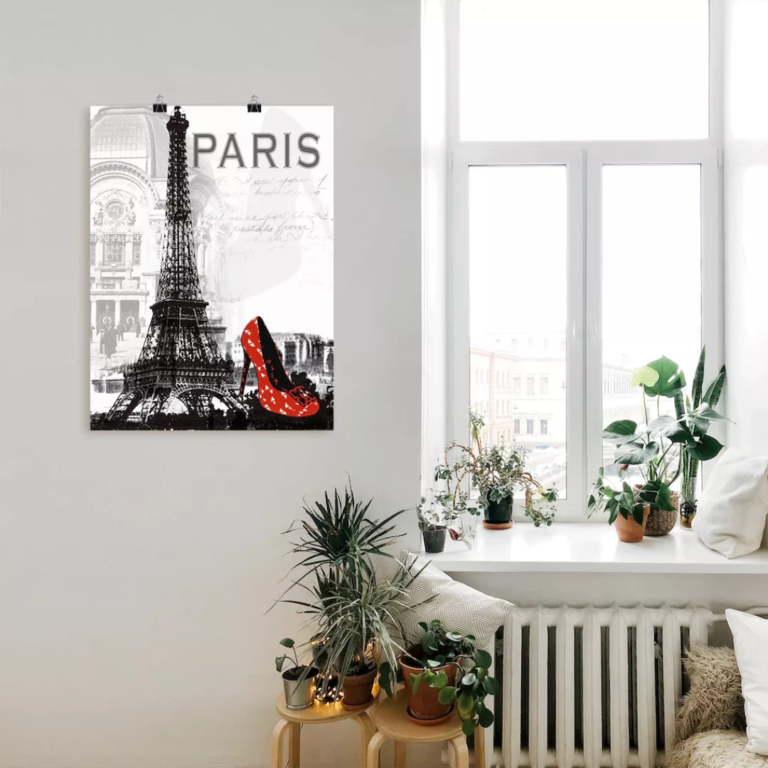 Artland Wandbild »Paris - Chic«, Gebäude, (1 St.), als Alubild, Outdoorbild günstig online kaufen