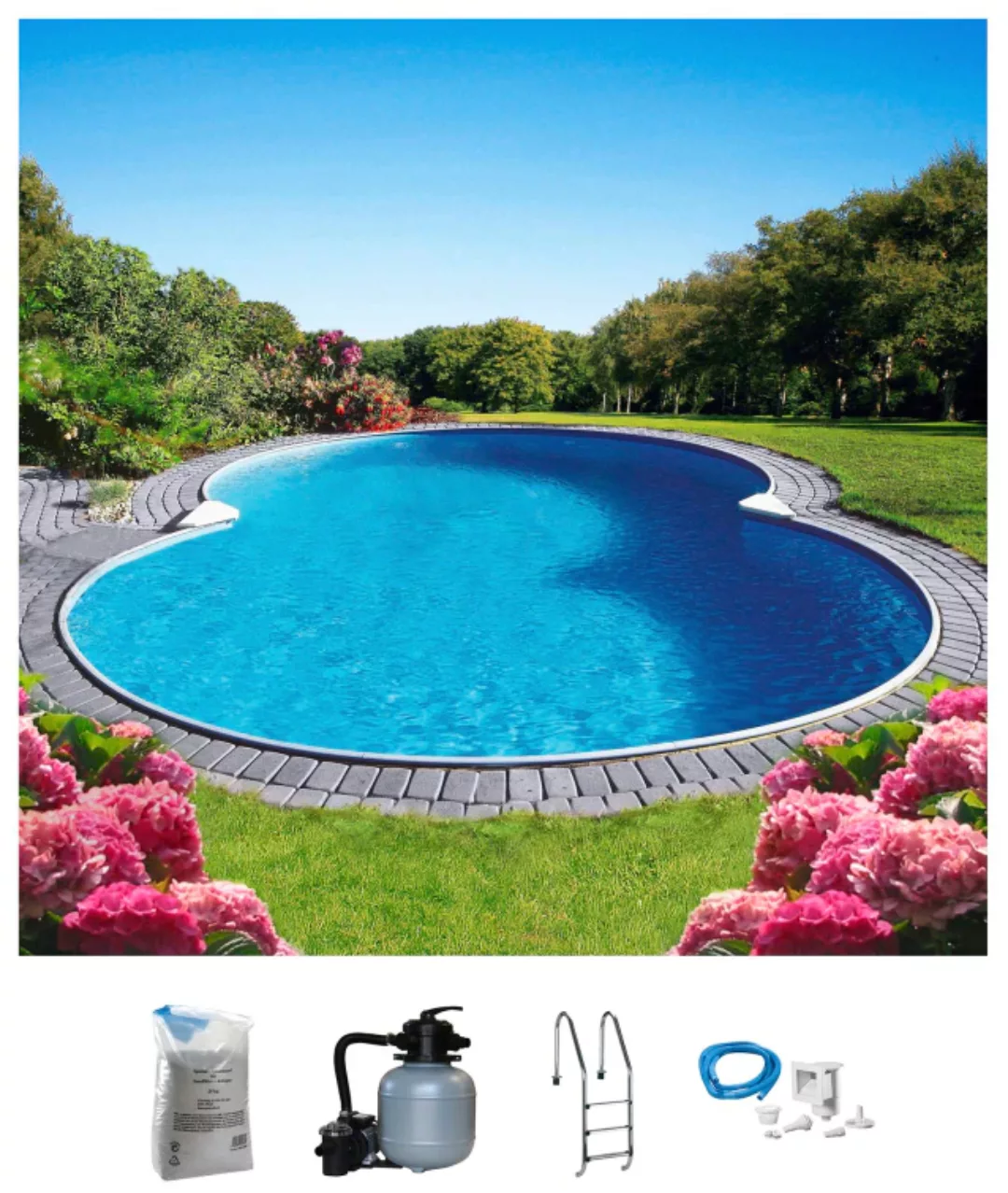 my POOL BWT Achtformpool, (Set), 5-tlg., 300x470x135 cm günstig online kaufen