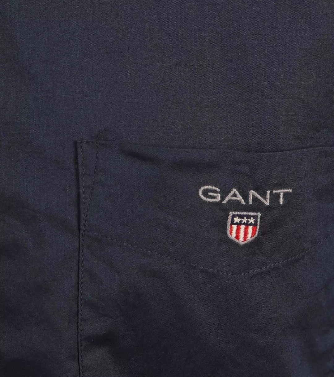 Gant Casual Hemd Broadcloth Marine - Größe M günstig online kaufen