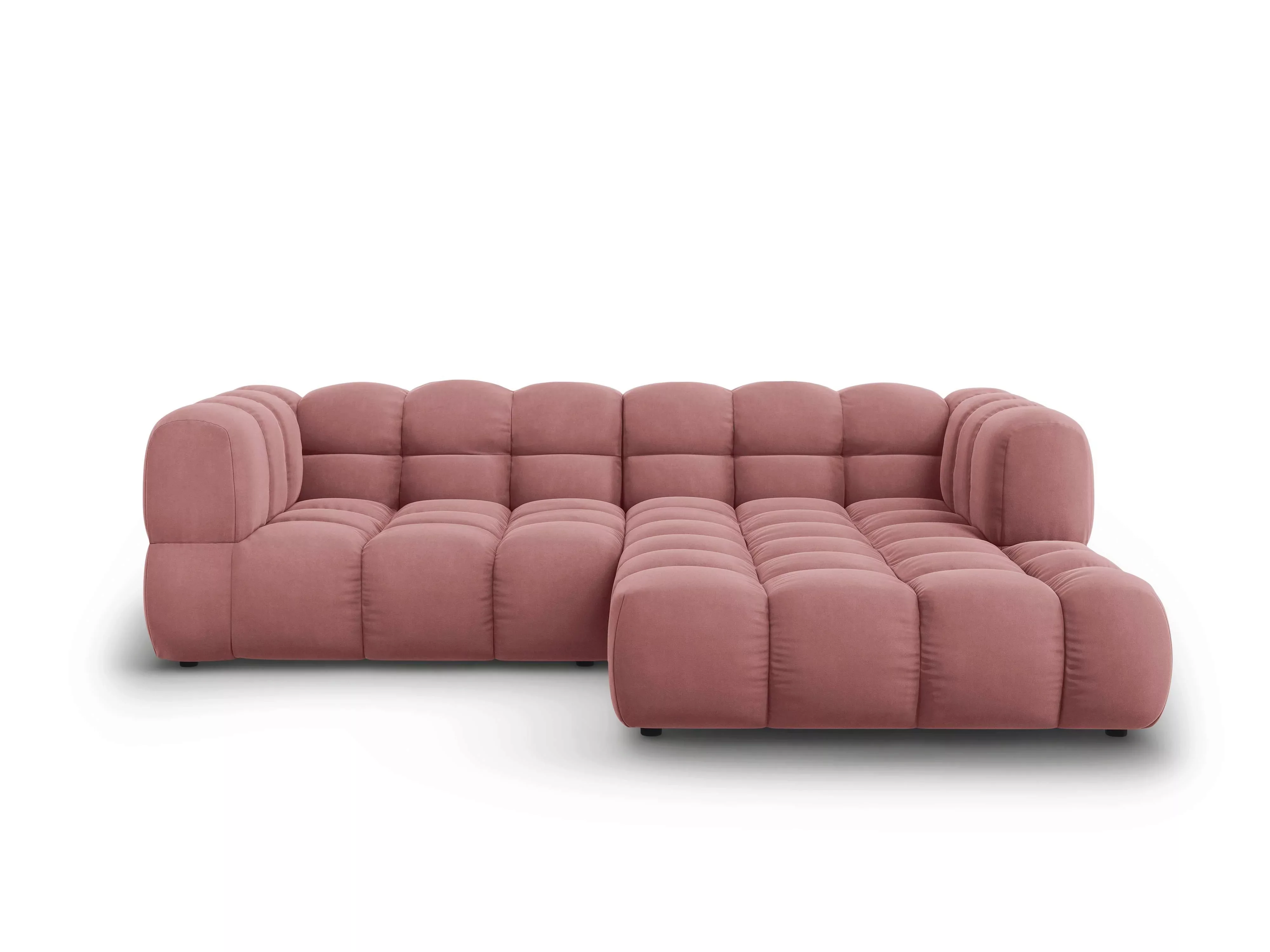 Cosmopolitan Design | 3-Sitzer-Ecksofa Sky rechts Samt günstig online kaufen