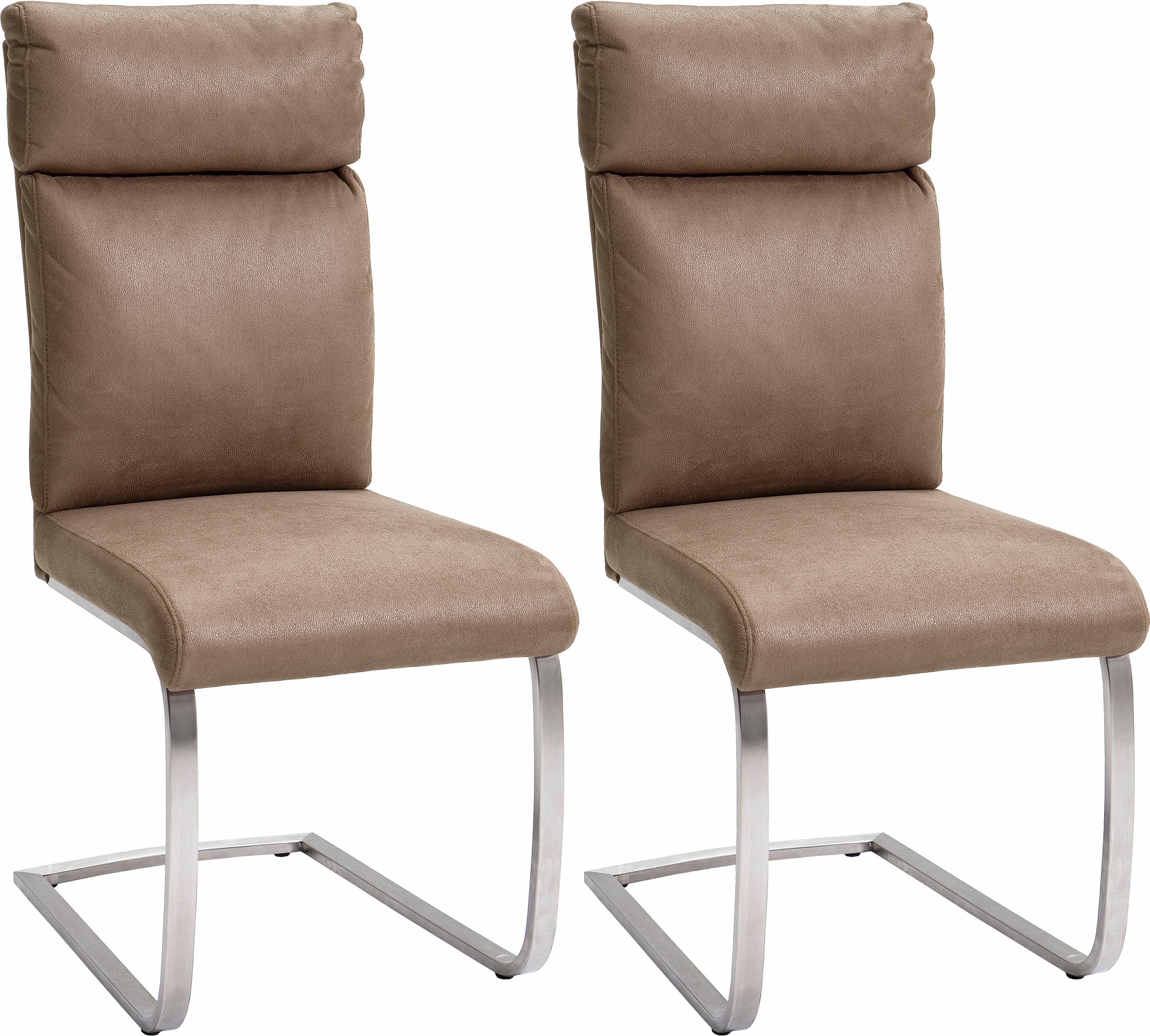 MCA furniture Freischwinger, (Set), 2 St., Microfaser, Stuhl belastbar bis günstig online kaufen