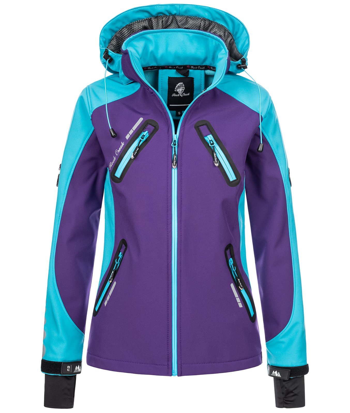 Rock Creek Softshelljacke Damen Softshelljacke Wanderjacke günstig online kaufen