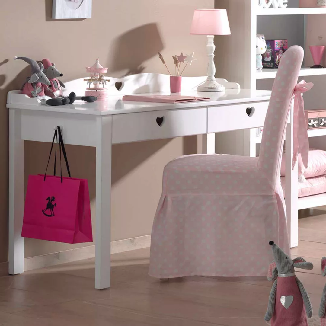 Mädchenzimmer in Weiß komplett (sechsteilig) günstig online kaufen