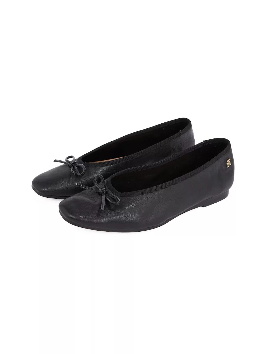 Tommy Hilfiger Ballerina "SOFT LEATHER BALLERINA BOW", Businessschuh, Flats günstig online kaufen