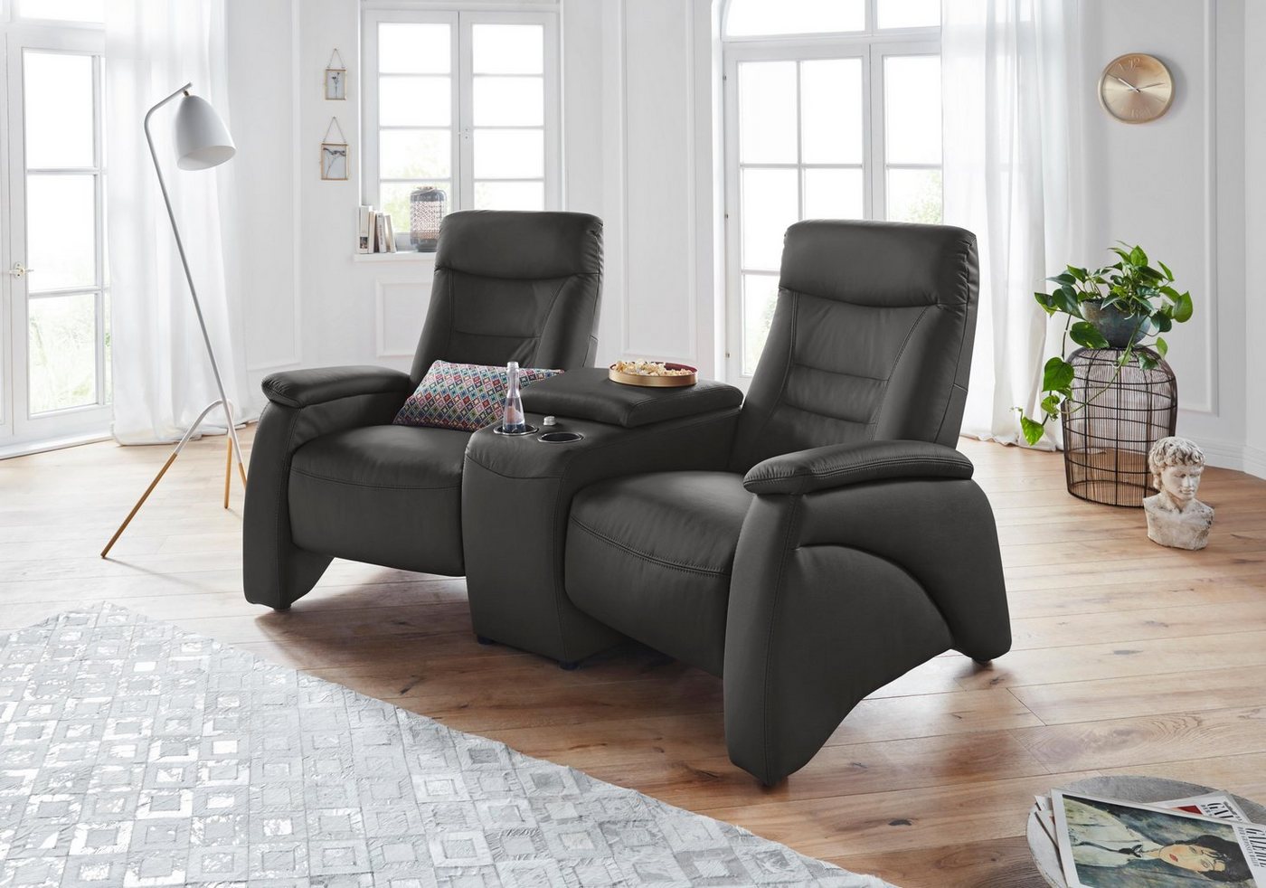 exxpo - sofa fashion 2,5-Sitzer Ascoli, Kinosofa mit hohem Sitzkomfort, beq günstig online kaufen