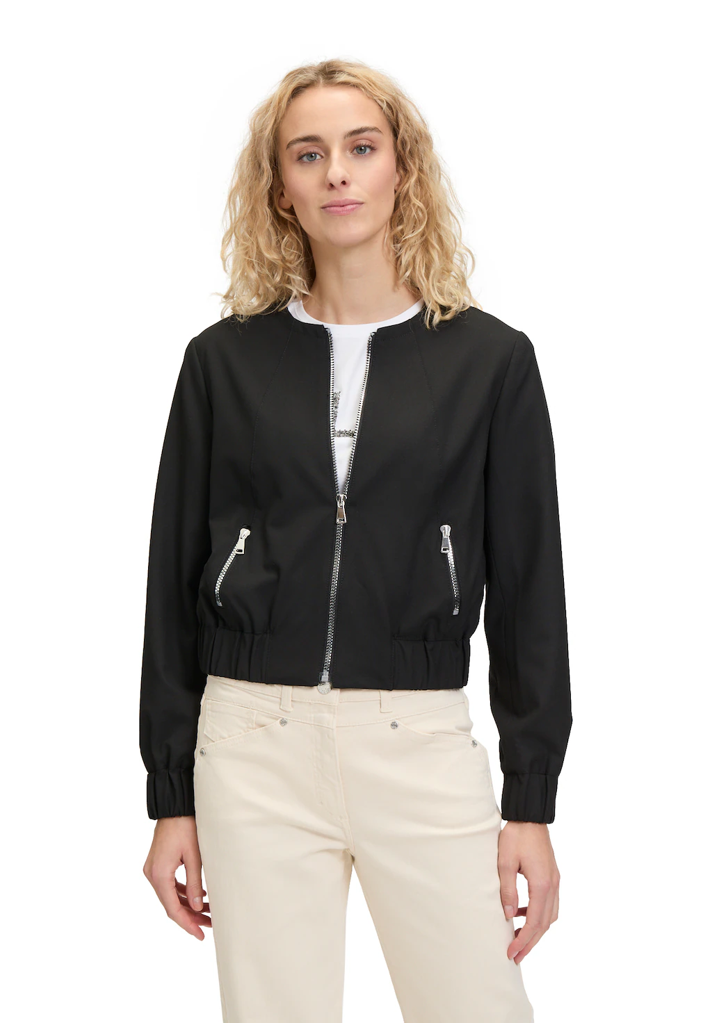 Betty Barclay Jackenblazer "Betty Barclay Blazer-Jacke langarm", Material günstig online kaufen