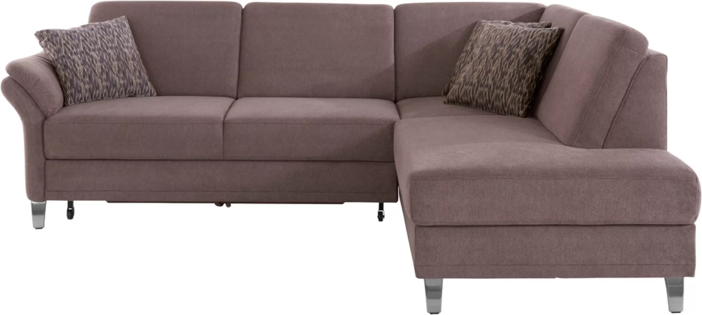 sit&more Ecksofa »Clio L-Form«, wahlweise mit Bettfunktion und Bettkasten, günstig online kaufen