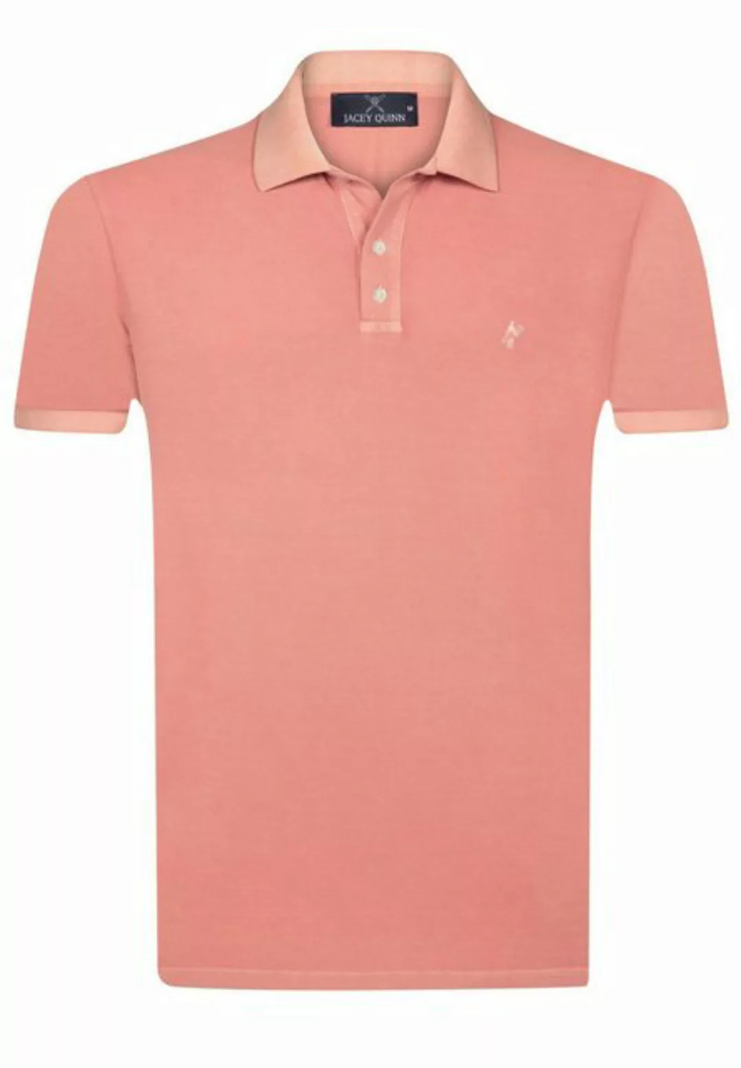 Jacey Quinn Poloshirt Garment Dye Polo Shirt Short Sleeve günstig online kaufen