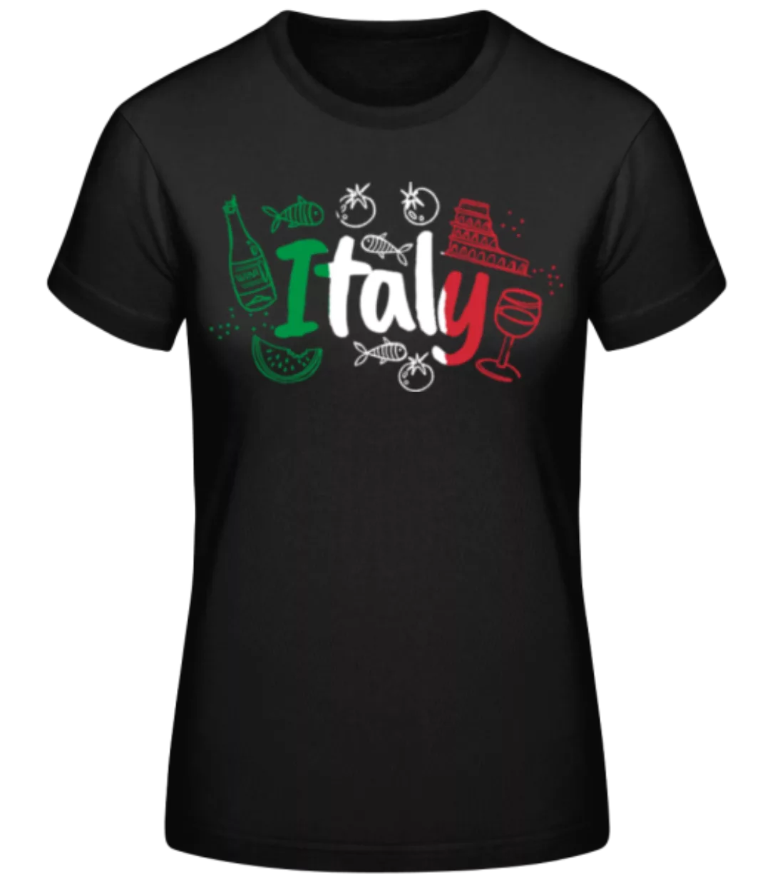 Italy · Frauen Basic T-Shirt günstig online kaufen