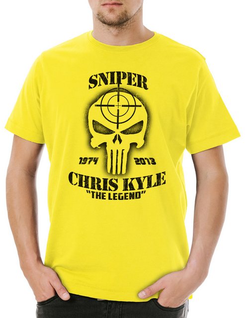 Urban Backwoods Print-Shirt Chris Kyle The Legend Herren T-Shirt Sniper Sch günstig online kaufen