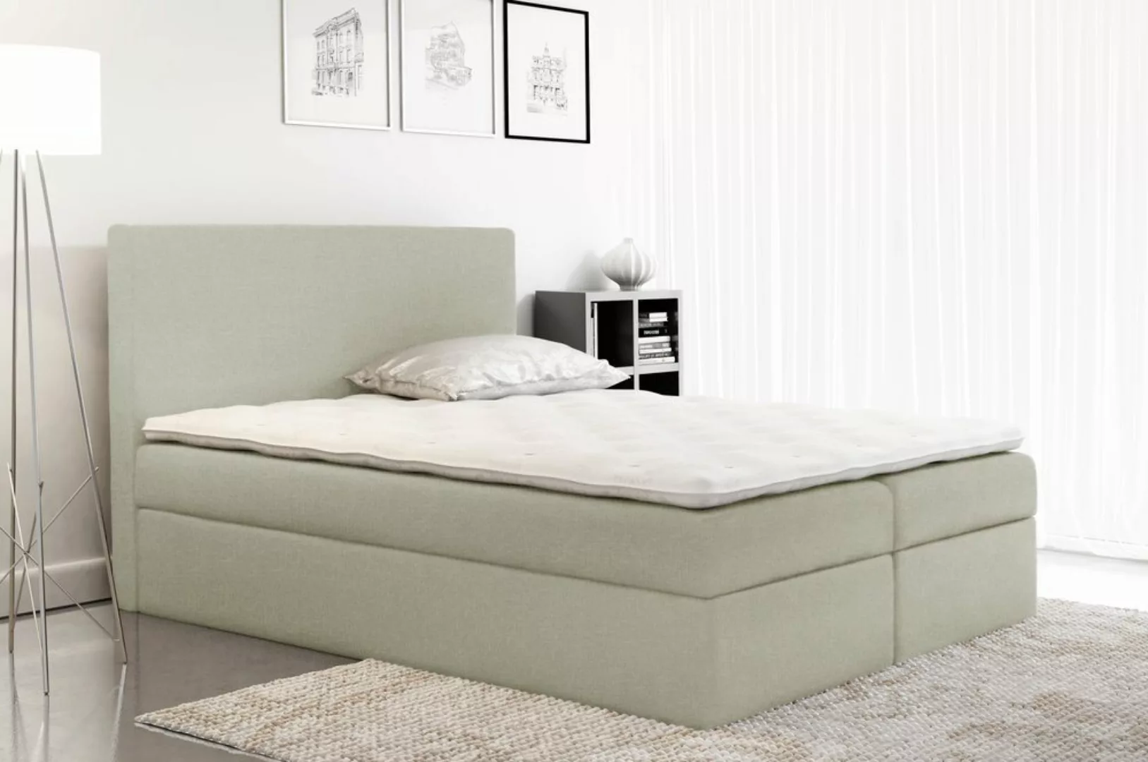 Stylefy Boxspringbett Mattia (Schlafzimmerbett, Bett), Design günstig online kaufen