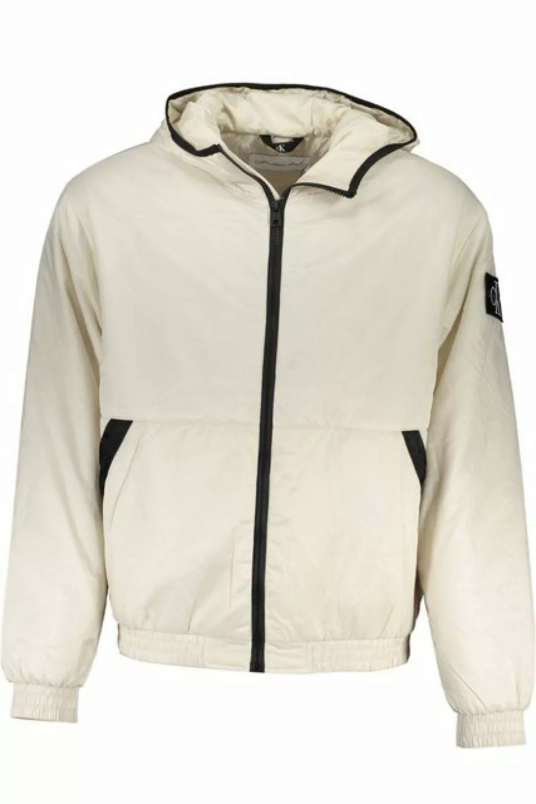 Calvin Klein Jeans Outdoorjacke Beige Herrenjacke mit Kapuze aus recyceltem günstig online kaufen