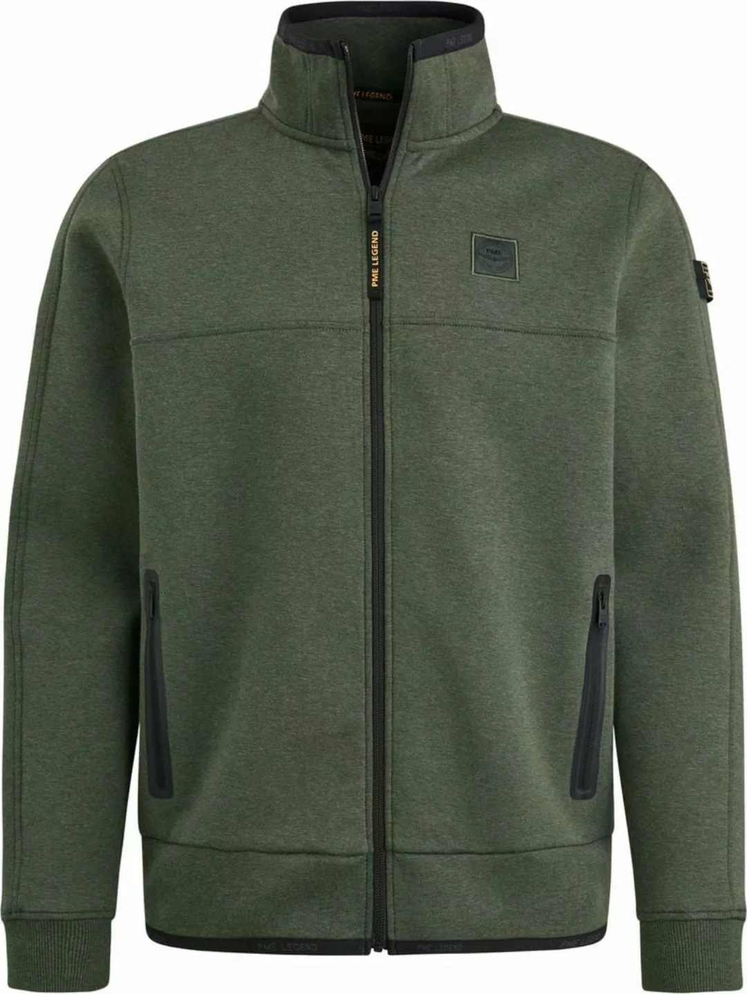 PME Legend Strickjacke Interlock Dunkelgrün - Größe 3XL günstig online kaufen