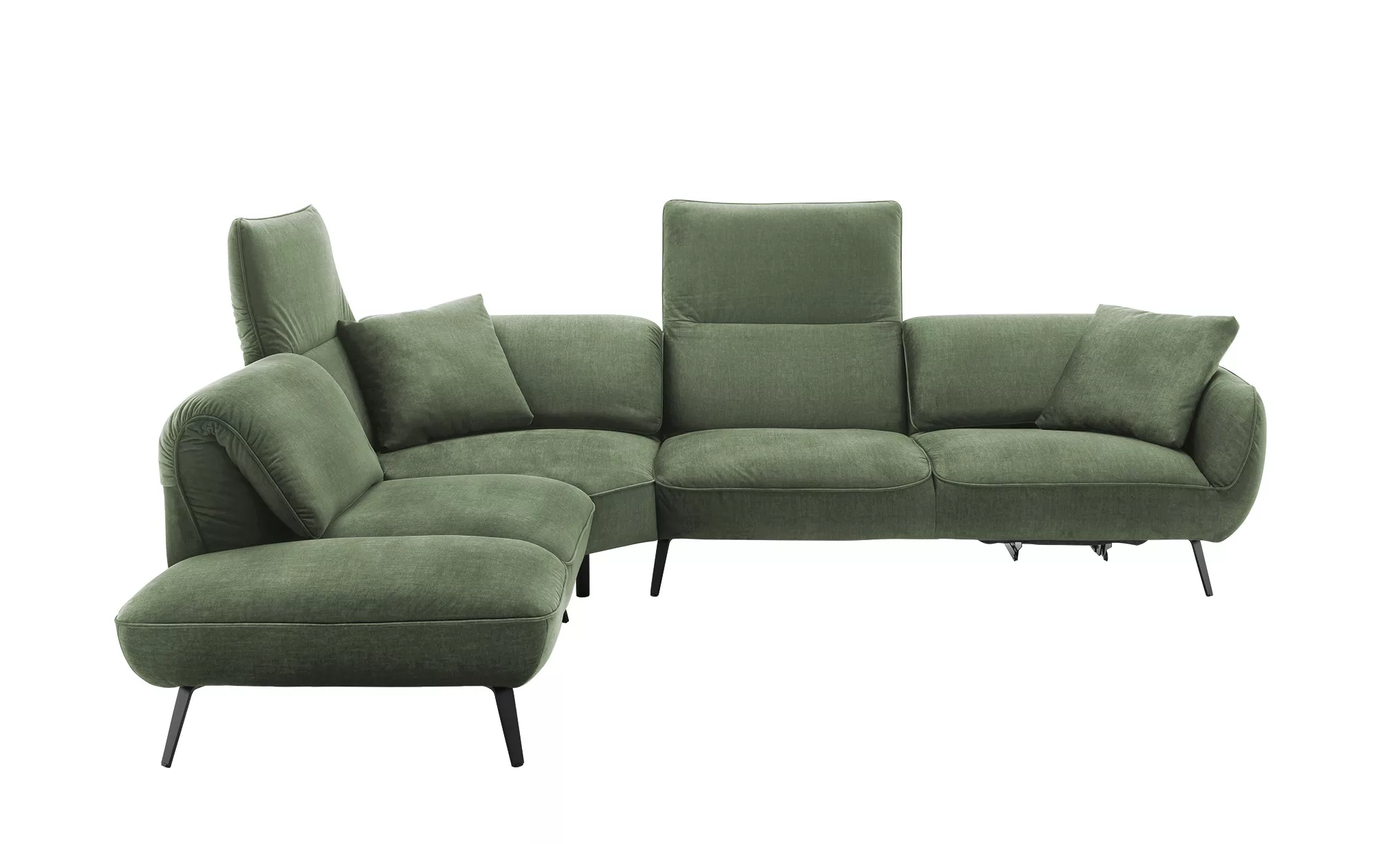 pop Ecksofa  Ventus ¦ grün ¦ Maße (cm): B: 304 T: 246.0 Polstermöbel > Sofa günstig online kaufen