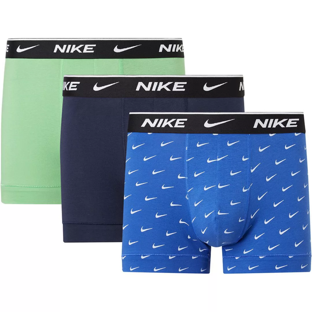 Nike Stamm Paare XL Swoosh Print / Obsidian / Green Spark günstig online kaufen