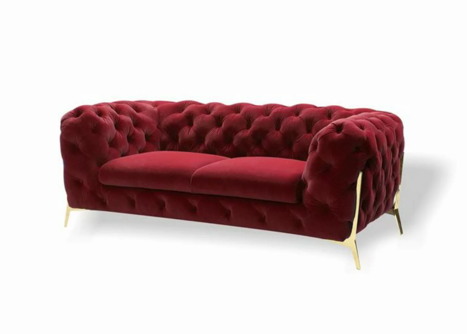 JVmoebel 2-Sitzer Sofa 2 Sitzer Klassische Chesterfield Sofas Couchen Polst günstig online kaufen