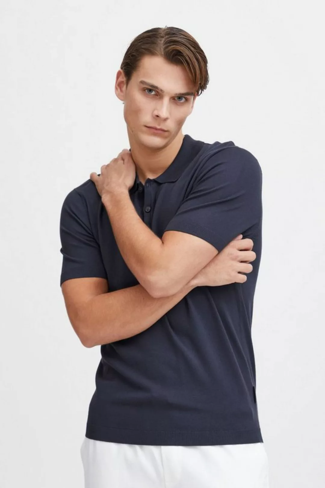 Casual Friday Poloshirt CFKarl SS polo knit strukturiertes Poloshirt mit Re günstig online kaufen