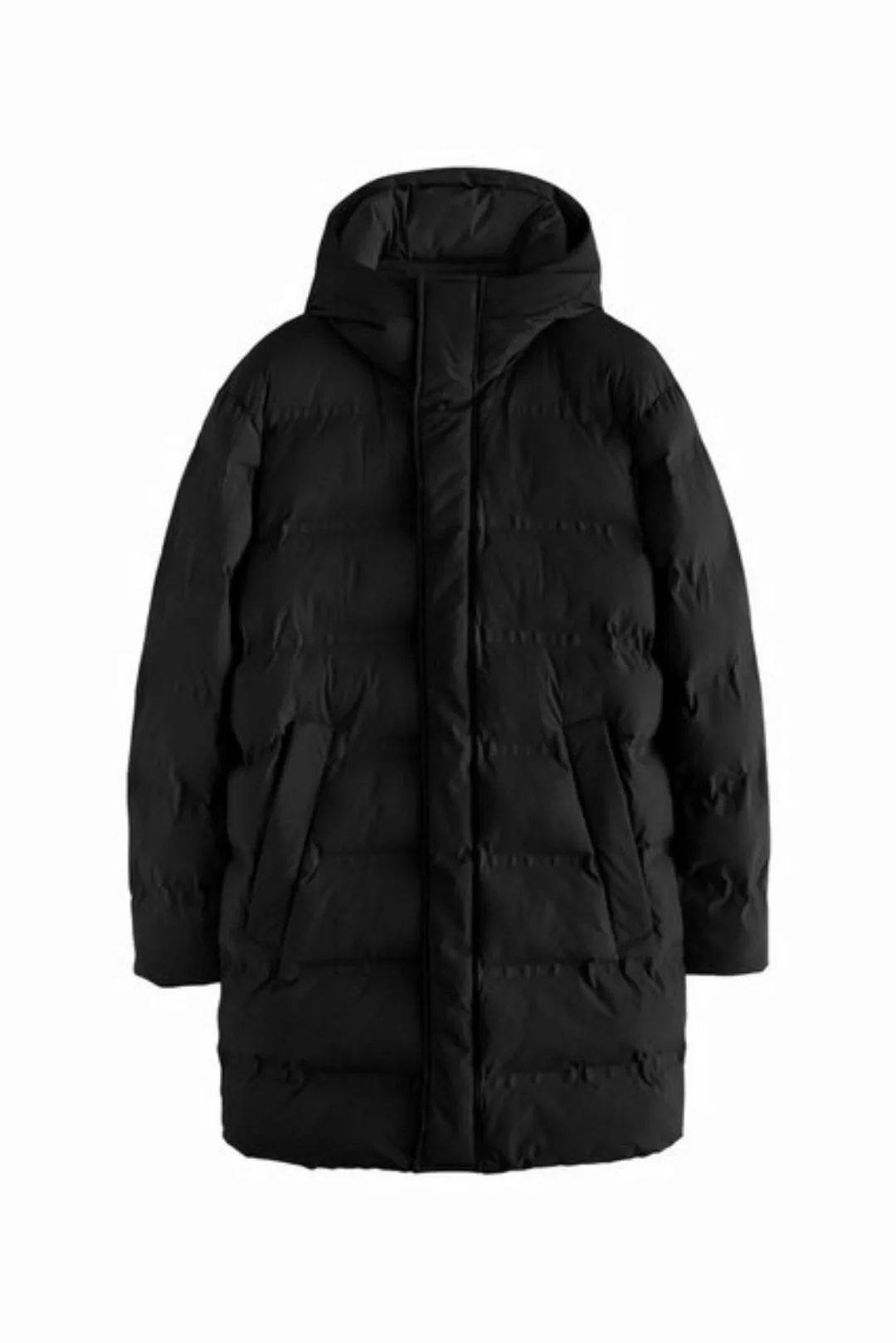 Next Steppjacke Wasserabweisender, langer Puffermantel mit Kapuze (1-St) günstig online kaufen