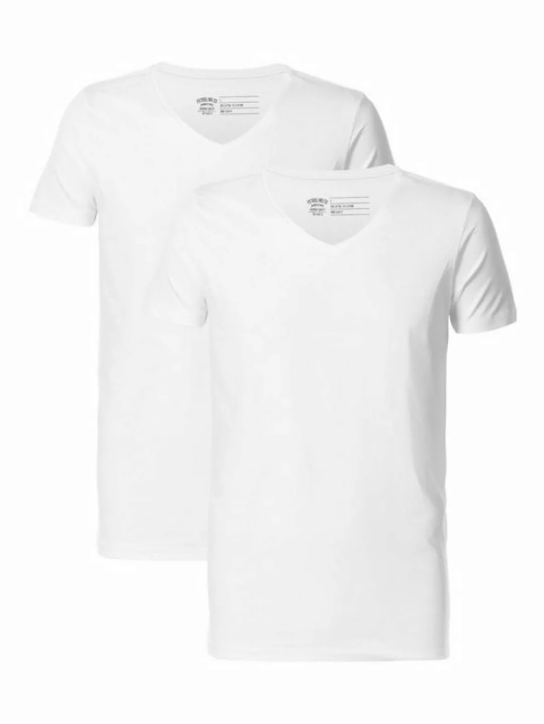 Petrol Industries T-Shirt (Packung, 2er-Pack) V-Ausschnitt günstig online kaufen
