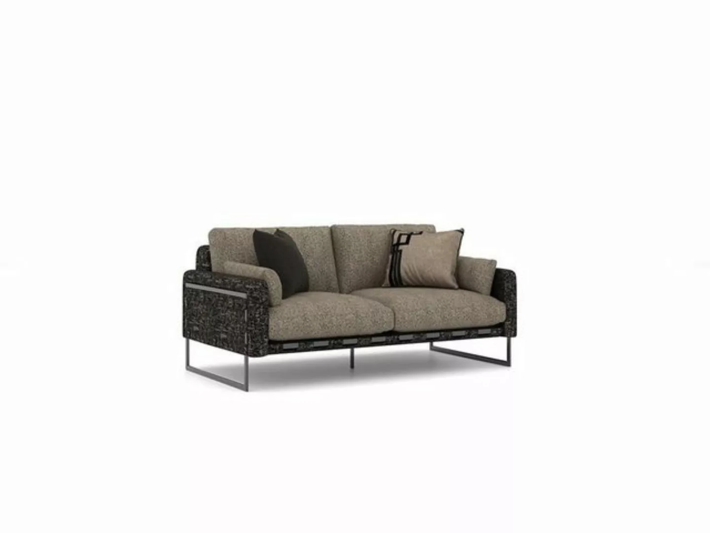 JVmoebel 2-Sitzer Polster Textil Luxus Zweisitzer Sofa Wohnzimmer Modern Ne günstig online kaufen