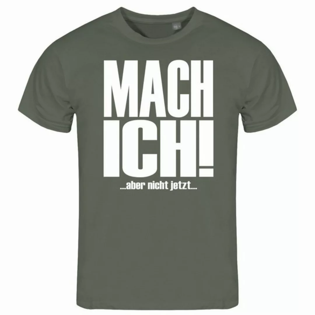 deinshirt Print-Shirt Herren T-Shirt Mach ich aber nicht jetzt Funshirt mit günstig online kaufen