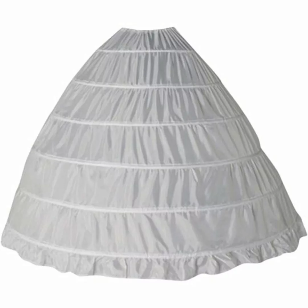 Coonoor Unterrock Petticoat Unterrock Damen Lang Weiß 6 Reifrock Fluffy Und günstig online kaufen