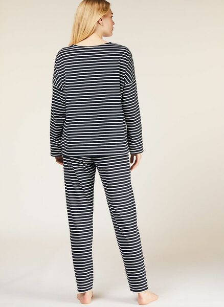 Pyjamahose - Stripe Pyjama Trousers - Aus Bio-baumwolle günstig online kaufen