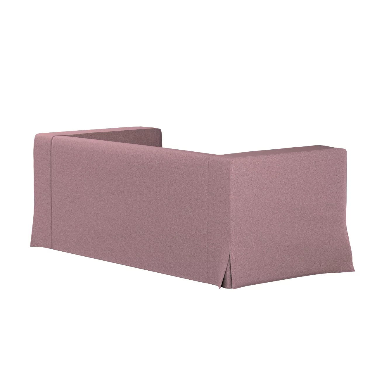 Bezug für Klippan 2-Sitzer Sofa, lang mit Kellerfalte, schwarz--rosa, Klipp günstig online kaufen