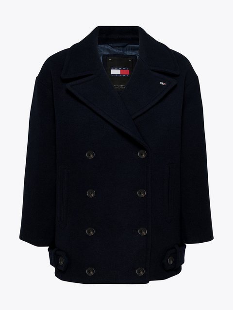 Tommy Jeans Kurzmantel TJW WOOL PEACOAT mit Wollanteil günstig online kaufen