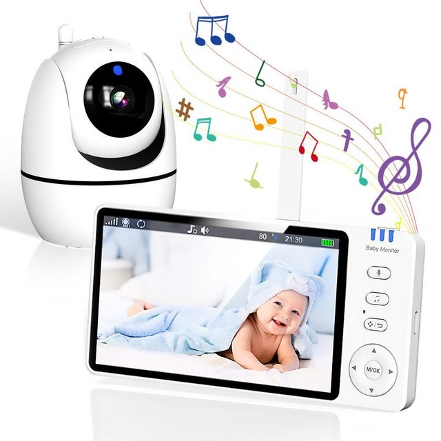 RWEUOQ Babyphone Baby Monitor, Video-Babyphone mit Kamera und Audio, 1280*7 günstig online kaufen