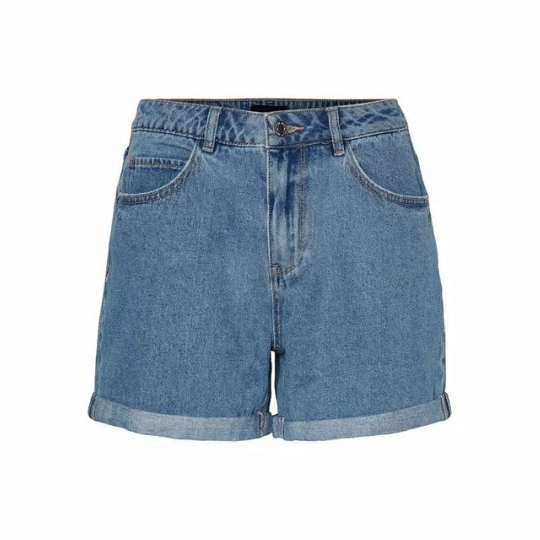 Vero Moda – Mom-Shorts aus Denim in Hellblau günstig online kaufen