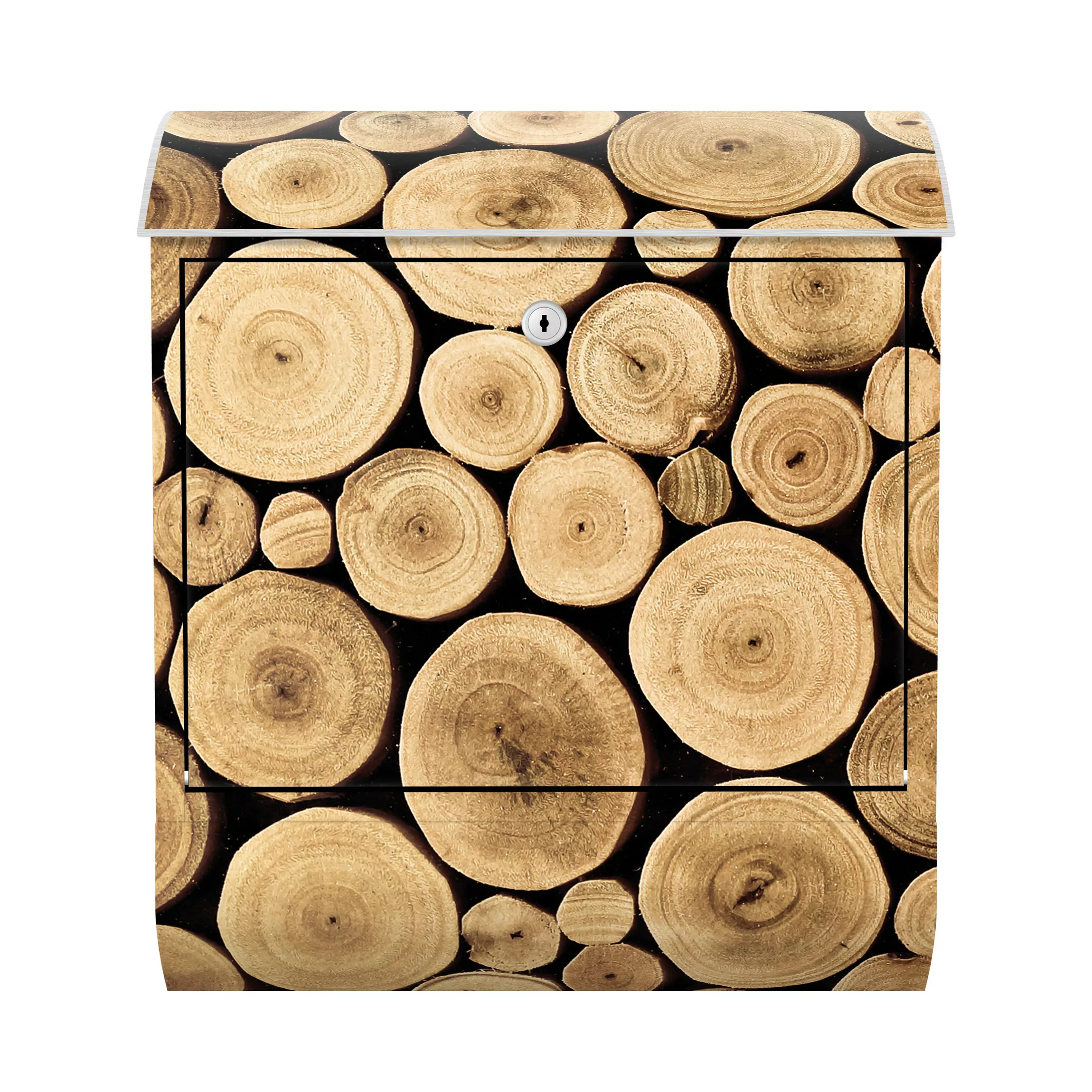 Briefkasten Muster & Textur Homey Firewood günstig online kaufen