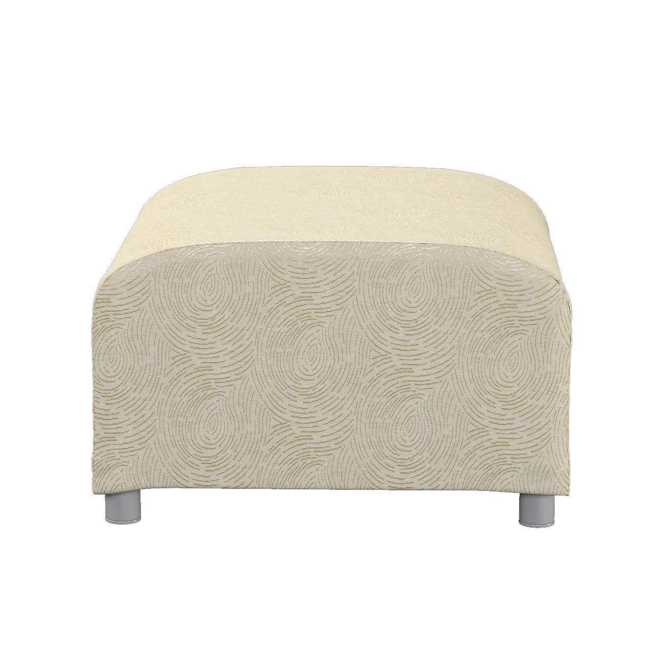 Bezug für Klippan Hocker, beige-golden, Husse, Klippan Hocker, Living II (1 günstig online kaufen