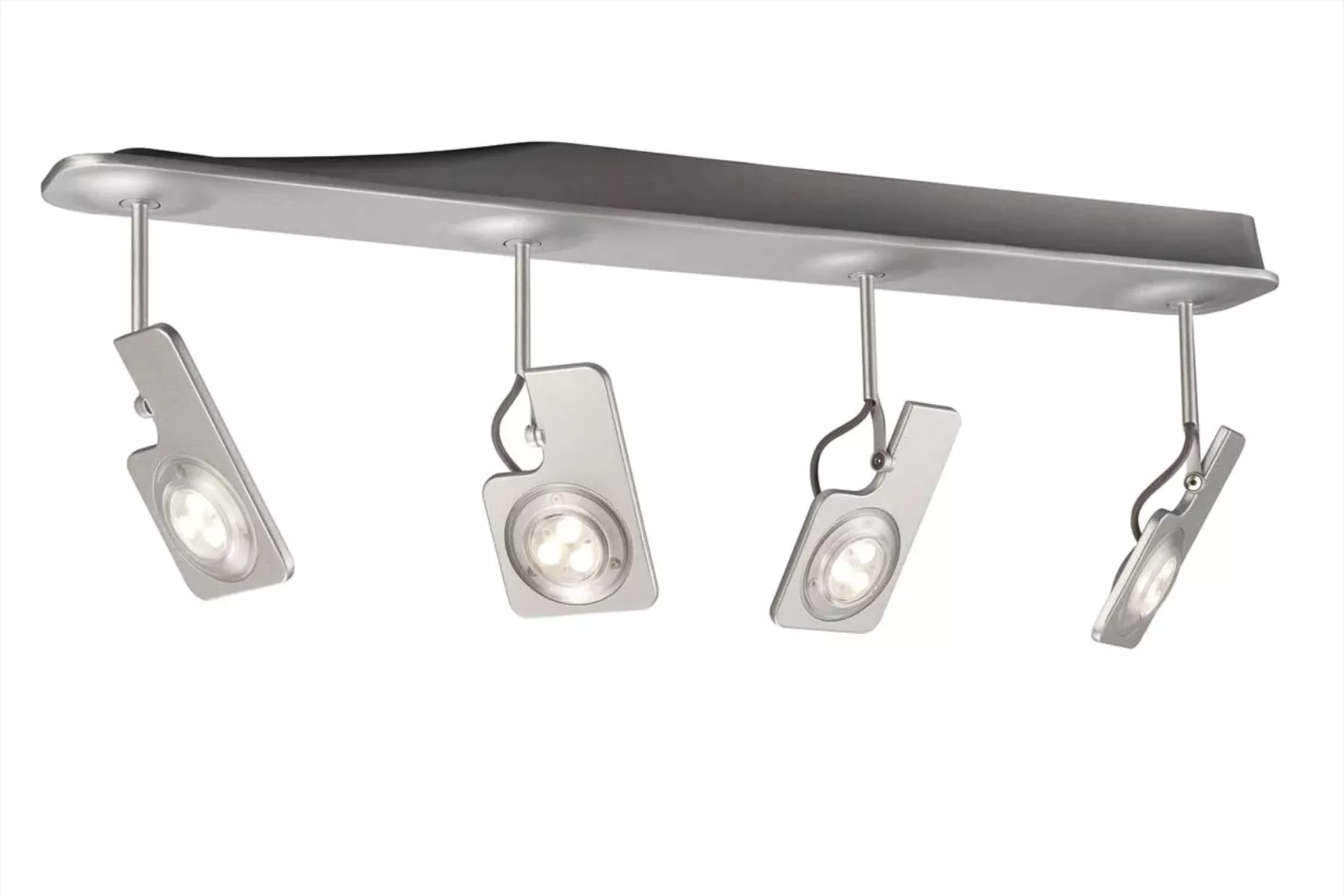 Deckenstrahler Hava 4 LED, 4-flammig, silber günstig online kaufen