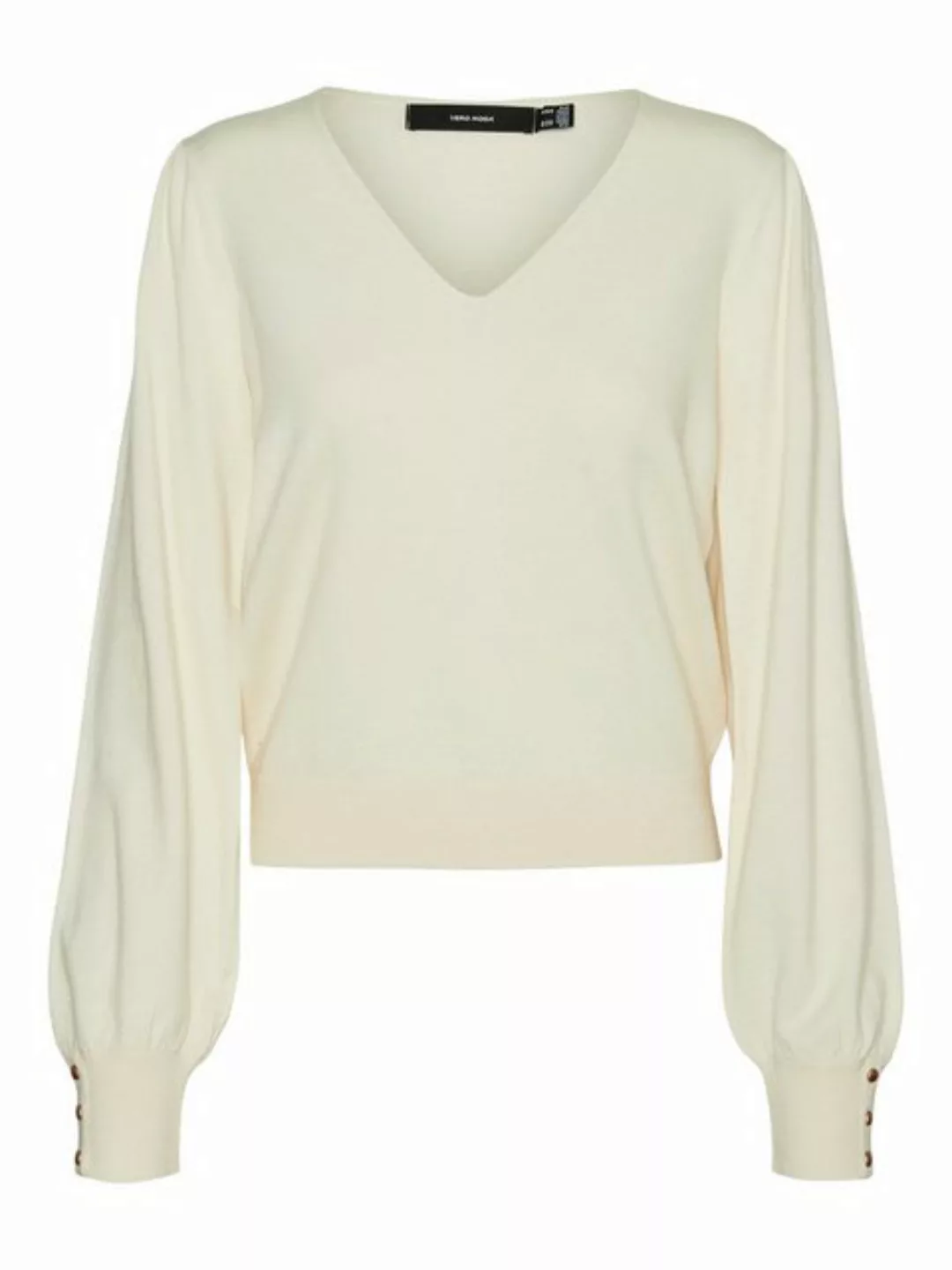 Vero Moda V-Ausschnitt-Pullover VMHOLLYKARIS LS V-NECK PULLOVER GA BOO günstig online kaufen