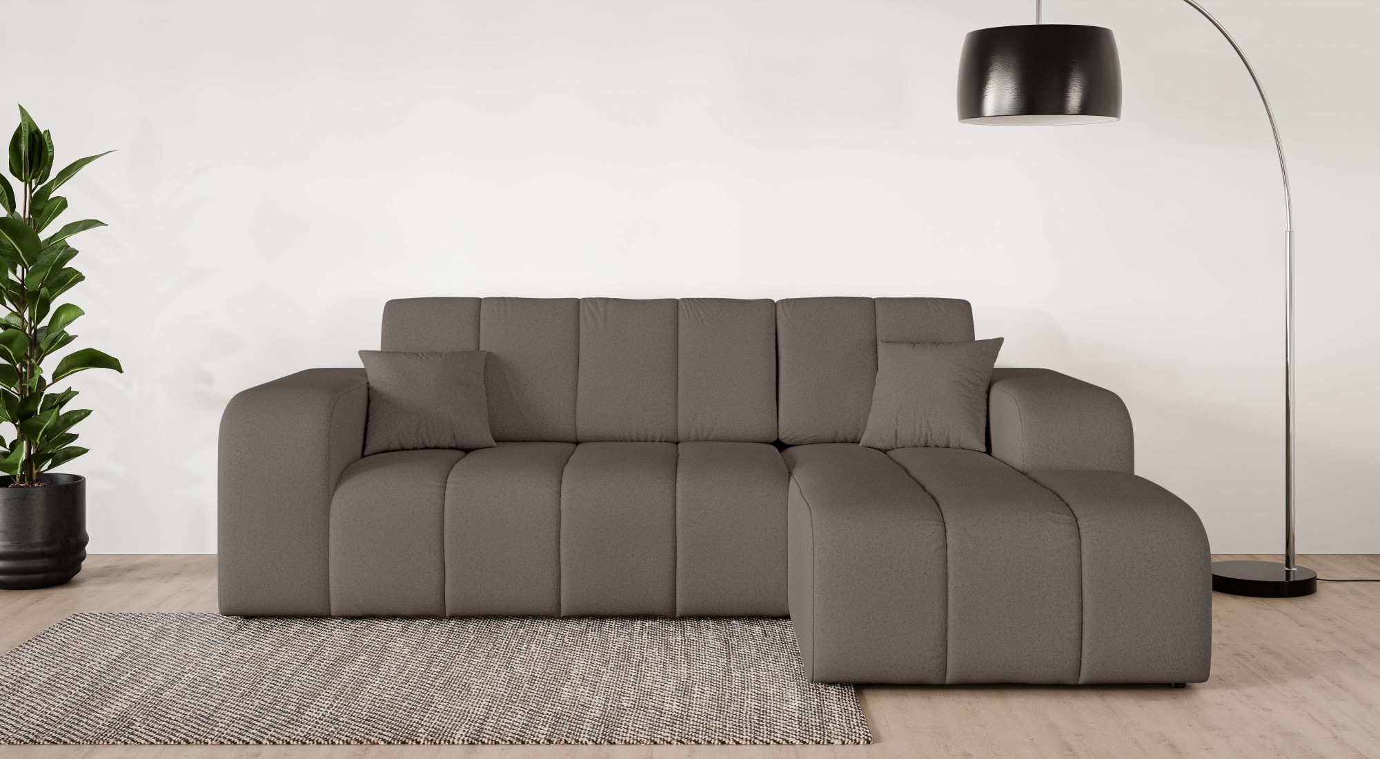 INOSIGN Ecksofa "CASSY L-Form, Schlafsofa mit Bettkasten, Maße B/T/H: 245/1 günstig online kaufen