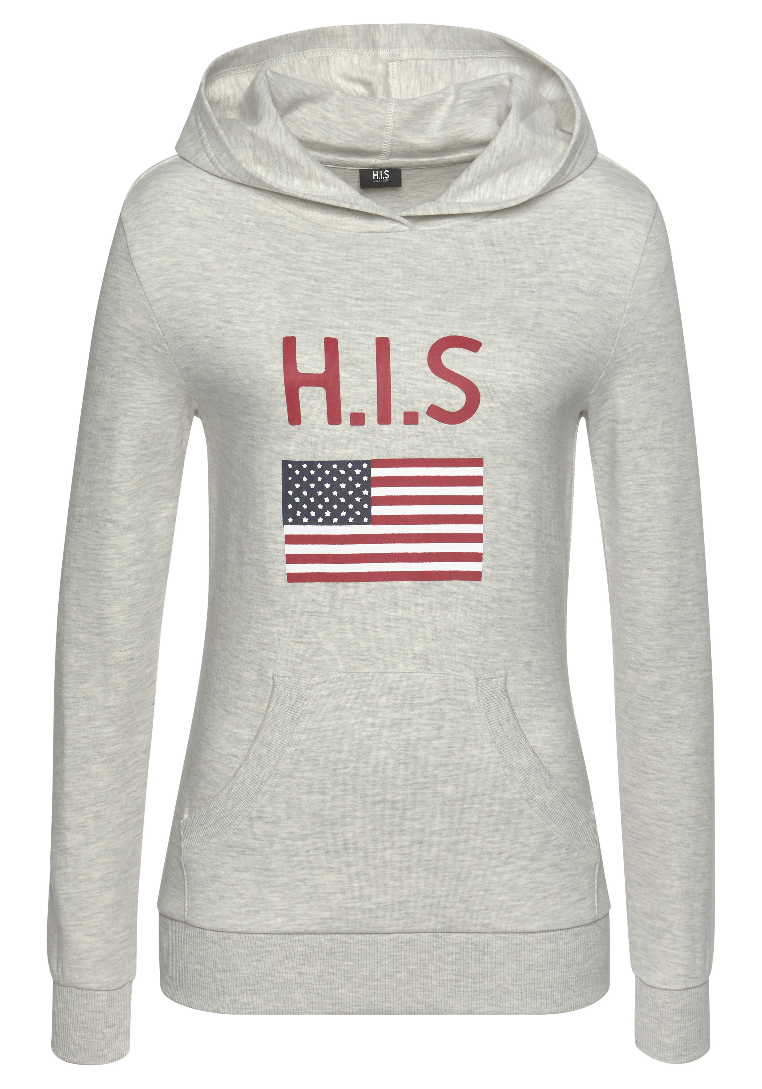 H.I.S Kapuzensweatshirt mit Logodruck und Kängurutasche, Loungeanzug, Hoodi günstig online kaufen