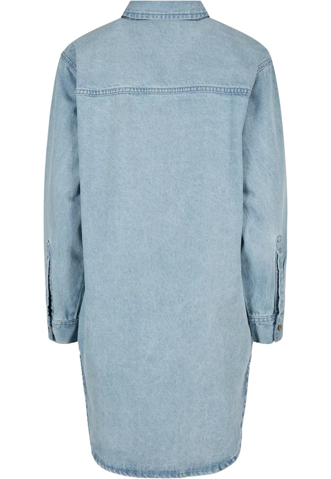 URBAN CLASSICS Shirtkleid Urban Classics Damen Ladies Oversized Denim Shirt günstig online kaufen