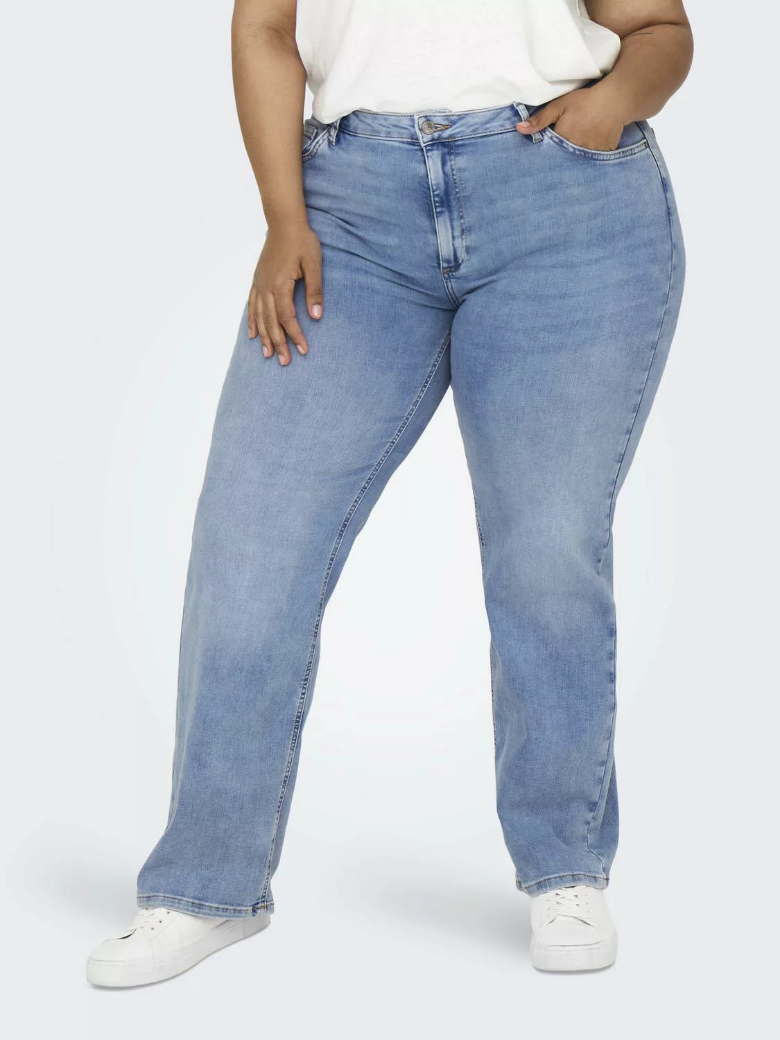 ONLY CARMAKOMA Weite Jeans "CARWILLY HW WIDE DNM TAI006" günstig online kaufen