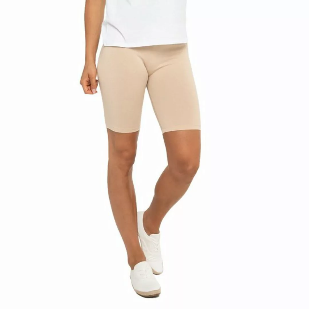 celodoro Shorts Damen Kurzleggings Stretch-Jersey Radlerhose aus Baumwolle günstig online kaufen