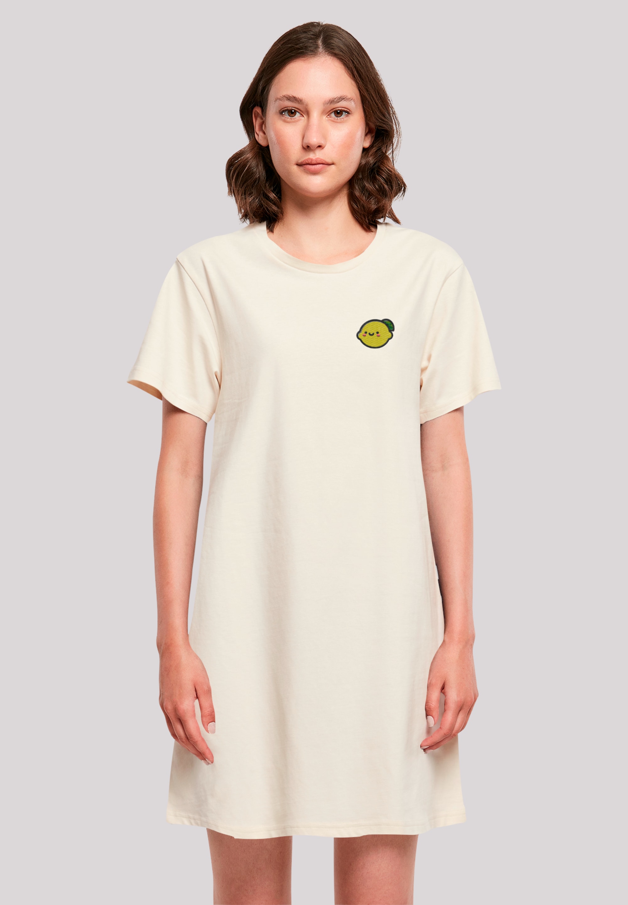 F4NT4STIC Shirtkleid "Lemon Cute Face Bestickt", Premium Qualität günstig online kaufen